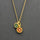 DOUBLE SUN GOLD NECKLACE