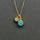 DOUBLE SUN GOLD NECKLACE