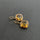 CITRINE GOLD EARRINGS