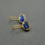 KYANITE GOLD EARRINGS