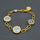 MOONSTONE SUN DIAMONDS BRACELET