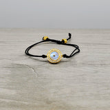 PAVE DIAMONDS MOON SUN BRACELET