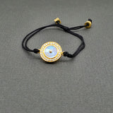 PAVE DIAMONDS MOON SUN BRACELET