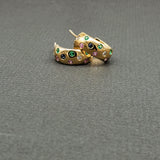 PRECIOUS GEMS GOLD EARRINGS