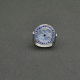 FLIP-TURN WHITE GOLD SUN RING