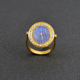 FLIP-TURN MOONSTONE RING
