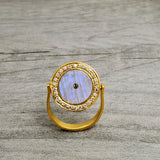 FLIP-TURN MOONSTONE RING