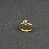 LABRADORITE SUN GOLD RING