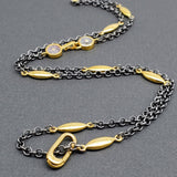 GOLD OXY SUN NECKLACE