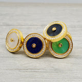 PAVE SUN GOLD RING