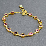 TOURMALINE GOLD BRACELET
