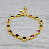 TOURMALINE GOLD BRACELET
