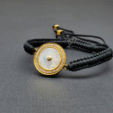 MOONSTONE SUN GOLD BRACELET