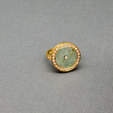 BERYL SUN GOLD RING