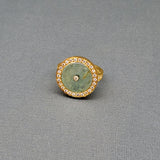 BERYL SUN GOLD RING