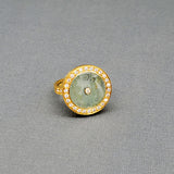 BERYL SUN GOLD RING