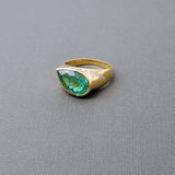 PARAIBA TOURMALINE GOLD RING