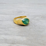 PARAIBA TOURMALINE GOLD RING