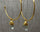 GREEN AMETHYST GOLD EARRINGS