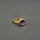 AMETHYST GOLD RING ROUND-CUT