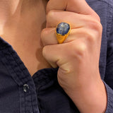 KYANITE GOLD RING