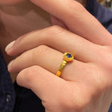 SAPPHIRE GOLD RING