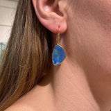 AUSTRALIAN OPALS GOLD EARRINGS