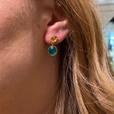 GEMSTONE STUD EARRINGS