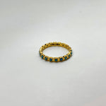 TURQUOISE 14KT GOLD RING SONIA TONKIN