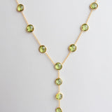 PERIDOT GOLD NECKLACE