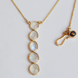 WATERFALL MOONSTONE NECKLACE