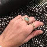 ORGANIC AQUAMARINE RING