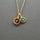DOUBLE SUN GOLD NECKLACE