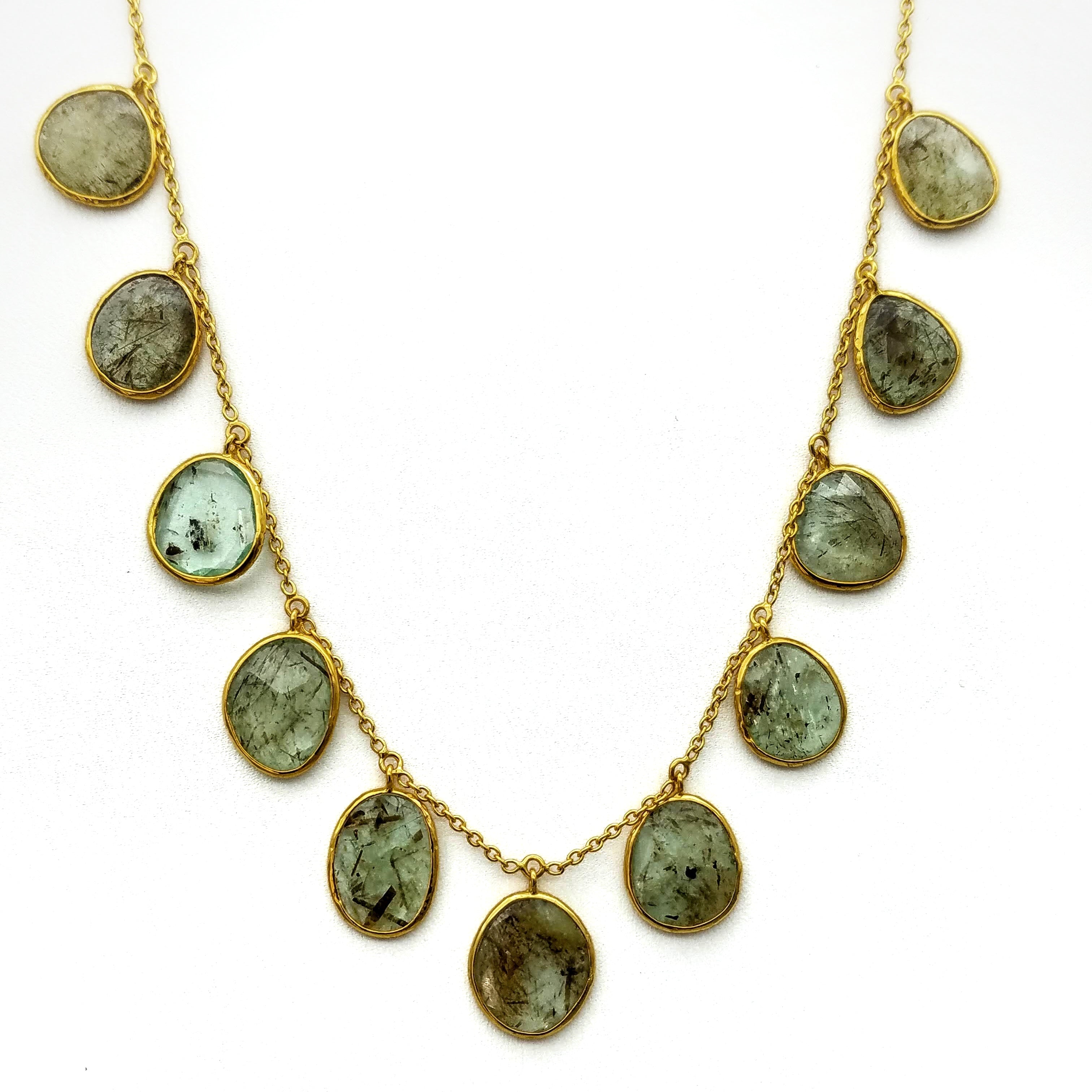 BERYL CASCADING NECKLACE SONIA TONKIN