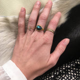 ORGANIC LABRADORITE GOLD RING