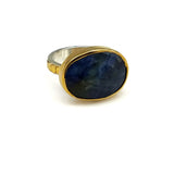 SAPPHIRE ORGANIC DOT RING