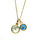 DOUBLE SUN GOLD NECKLACE