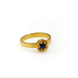 SAPPHIRE GOLD RING