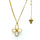 SAPPHIRE MOONSTONE GOLD NECKLACE
