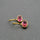 PINK TOURMALINE GOLD EARRINGS
