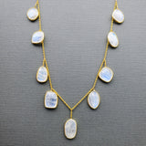BEBERO MOONSTONE GOLD NECKLACE