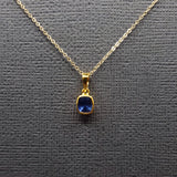 EMERALD OR SAPPHIRE PENDANT