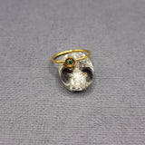 PRECIOUS GEMSTONE SOLITAIRE GOLD RING