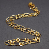 HAMMERED LINK 14KT NECKLACE