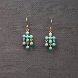 TURQUOISE CHANDELIER EARRINGS