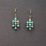 TURQUOISE CHANDELIER EARRINGS
