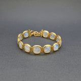 GEMSTONE HINGED BRACELET