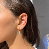 TURQUOISE CHARM EARRINGS