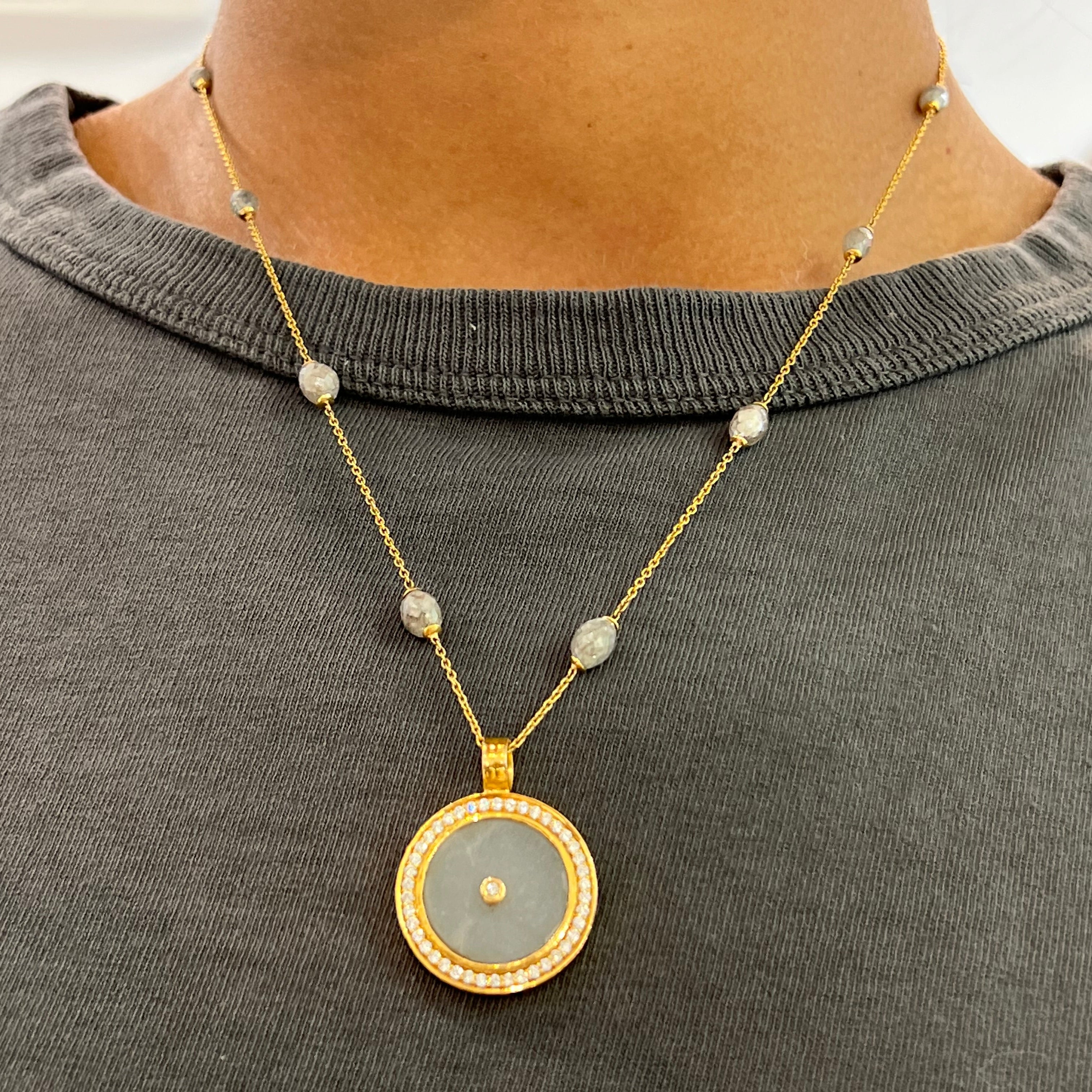 DIAMOND BEADS PRINCESS NECKLACE