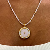 SUN MAG PINK OPAL PENDANT